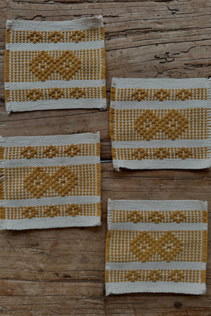 Woven Cotton Coasters (set of 2)