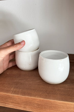 Small ceramic tumbler WHITE
