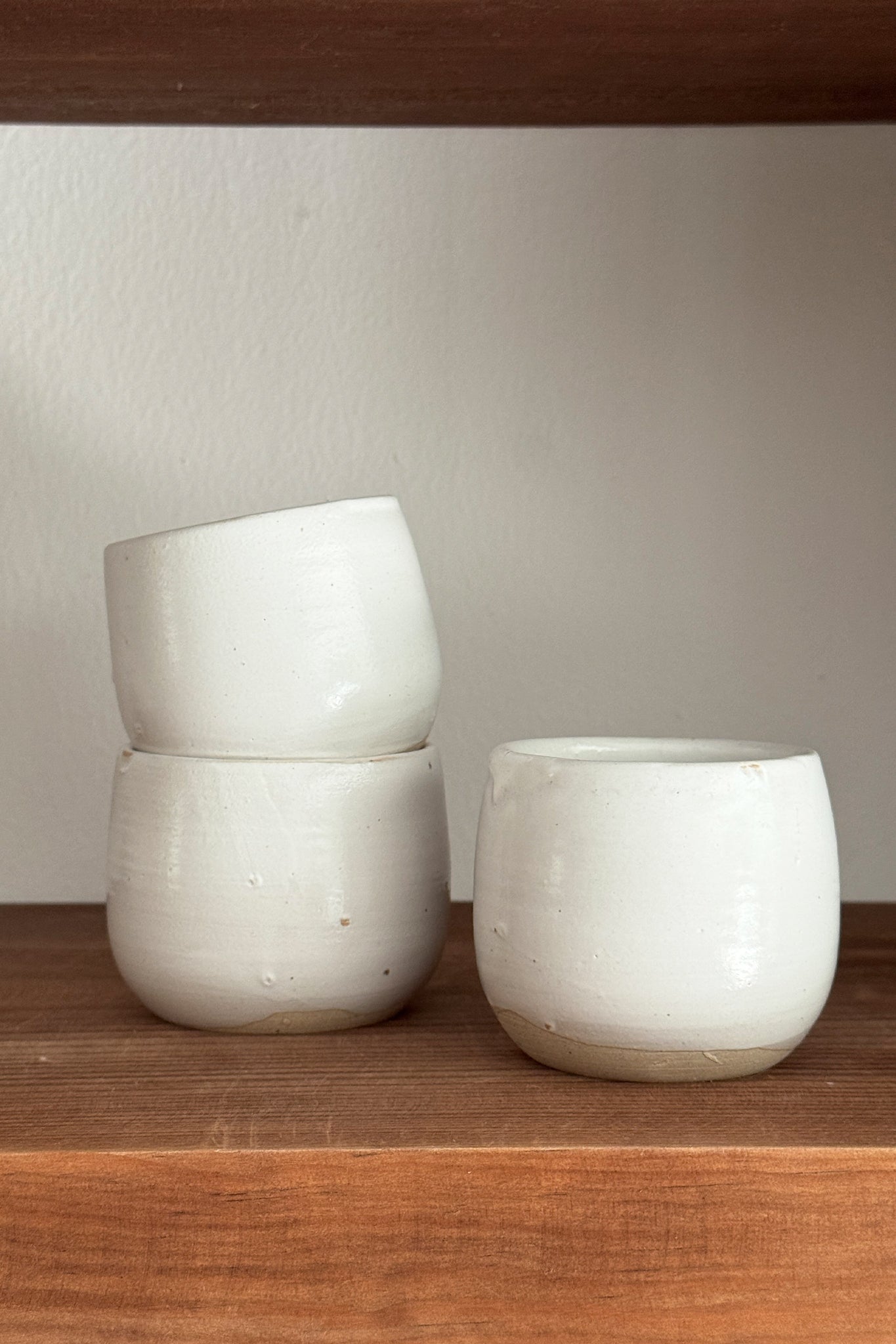Small ceramic tumbler WHITE