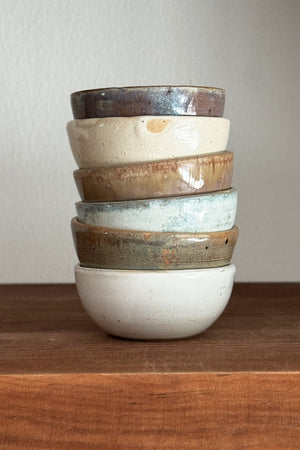 Mini ceramic bowl GREEN AND BROWN