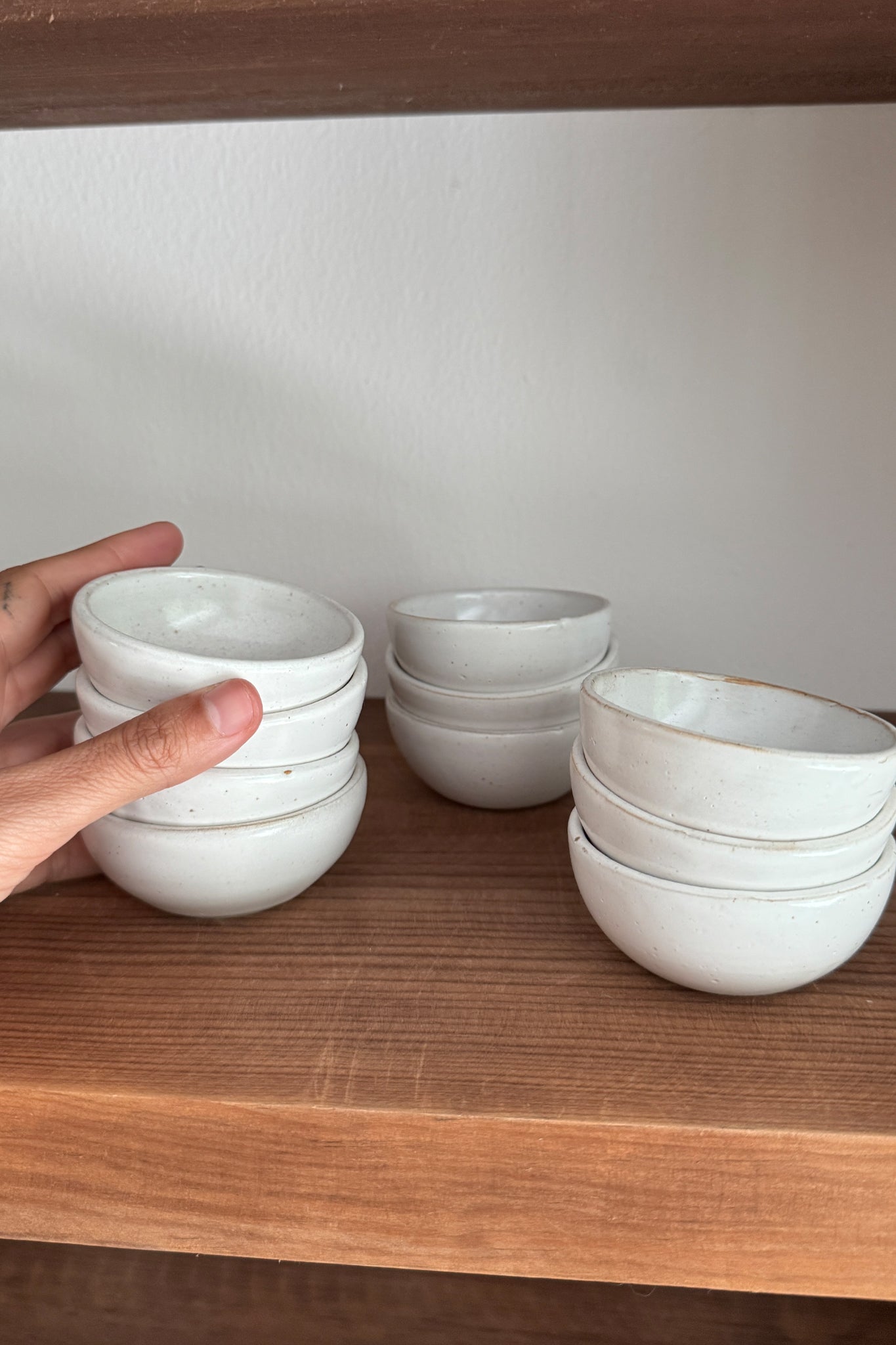Mini ceramic bowl WHITE