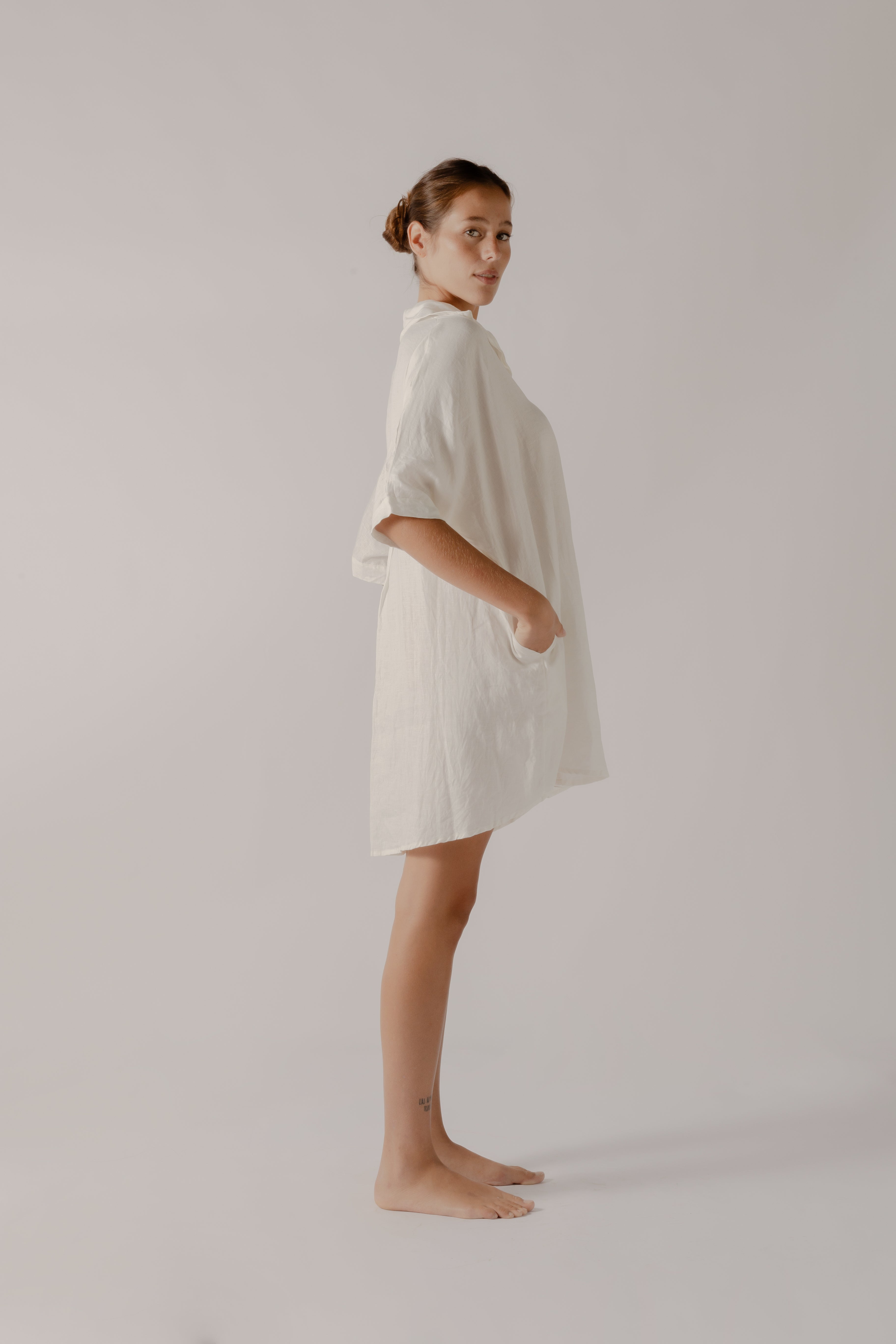 Oversized Shirt dress - La Tiendita Tulum