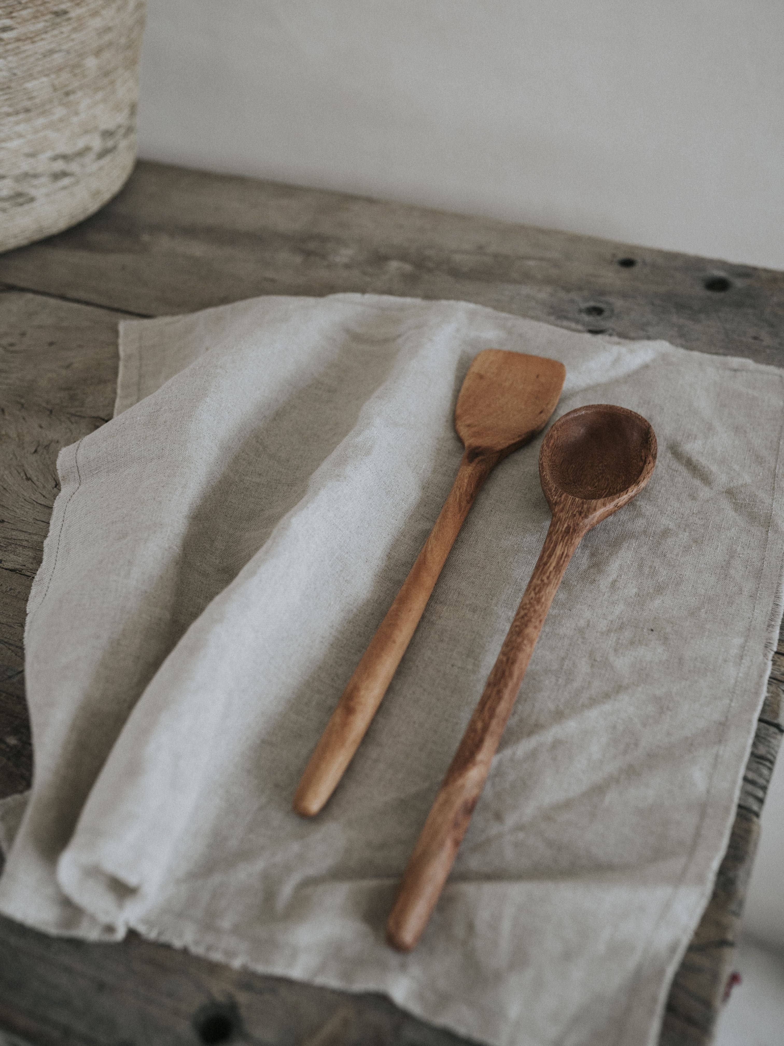 Handmade Wooden Spoon Set, Wooden Kitchen Utensils︱ - La Tiendita Tulum