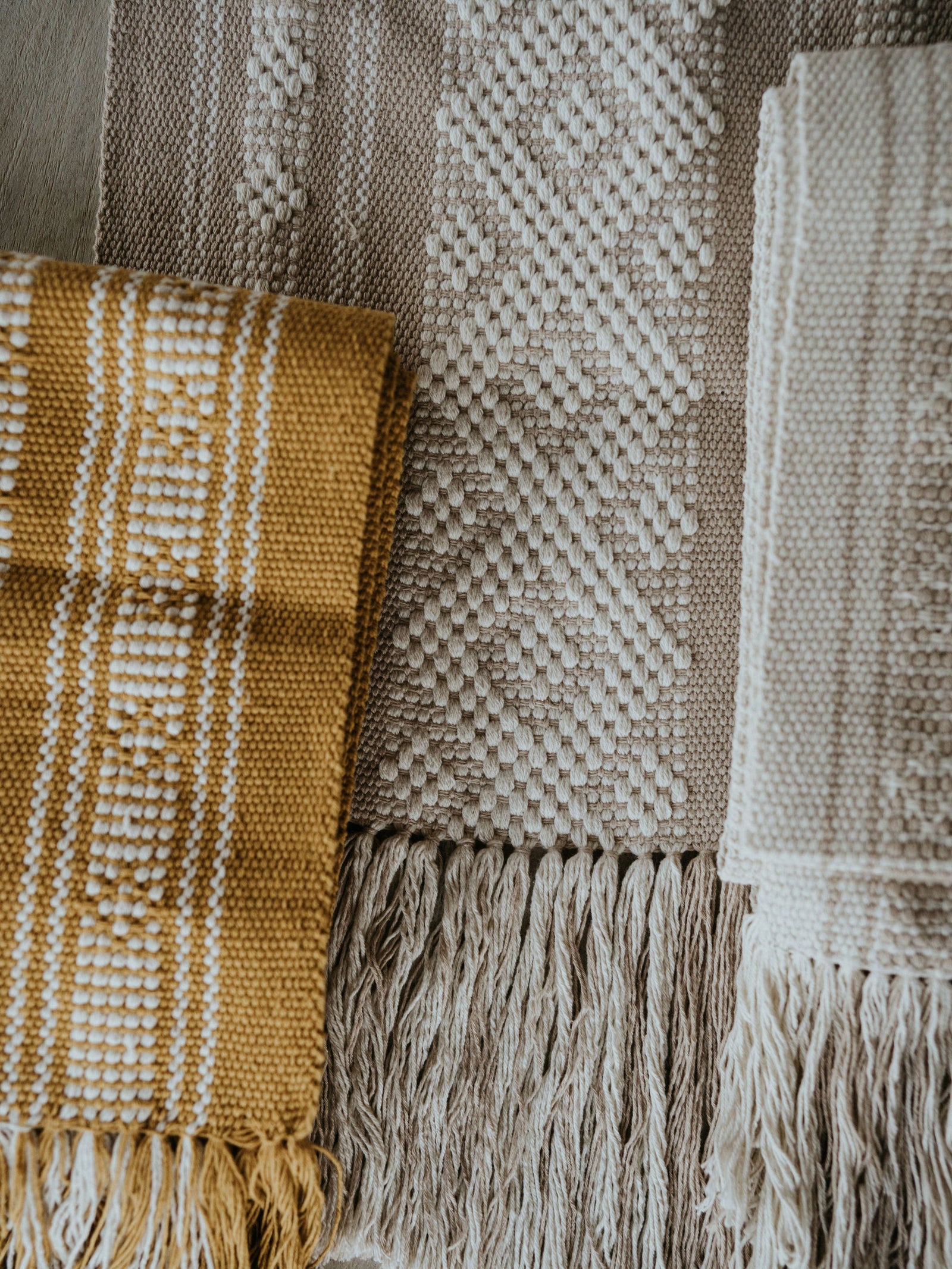 Woven Cotton Table runner