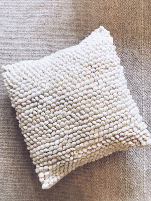 Wool Pillow Cover - Rosa