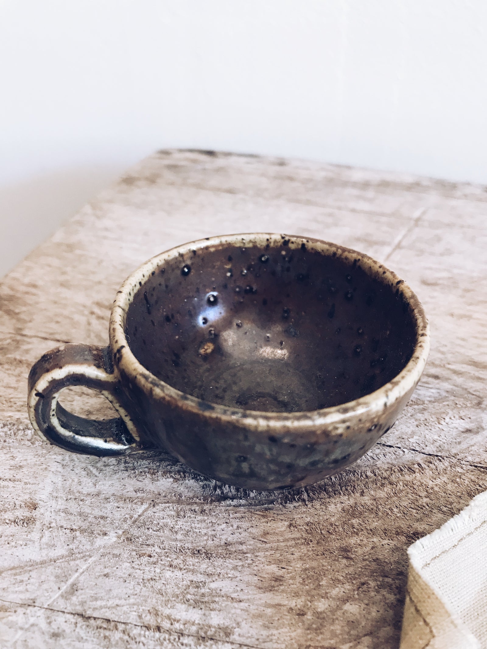 Ceramic Espresso Cup, Ceramic cup no handle, Pottery︱ La Tiendita Tulum